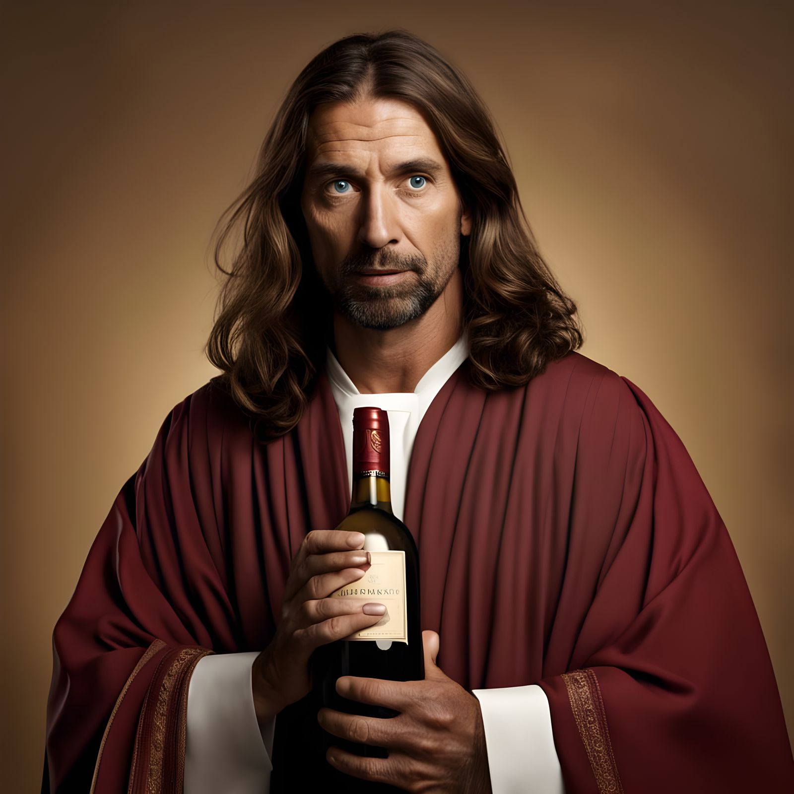 Christian Drinking Wine: A Professional Portrait