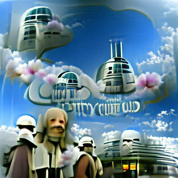 Futuristic Cloud City: A Vision of Tomorrow