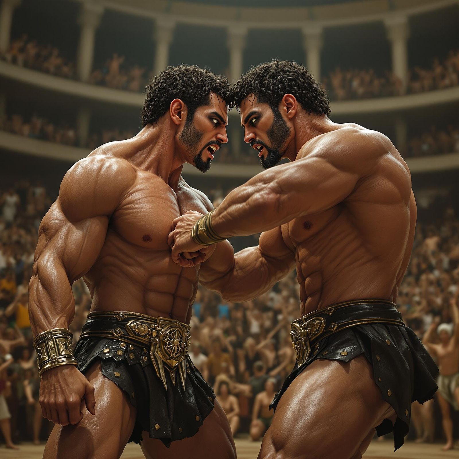 THE FIGHTERS OR THE WRESTLERS -VII - THE RAGE
