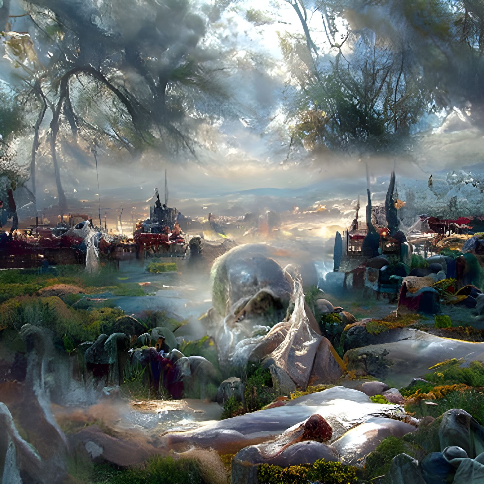 Ethereal Afterlife Fantasy by Greg Rutkowski