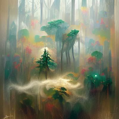 Enchanted Forest Mist Inspired by Romanticism