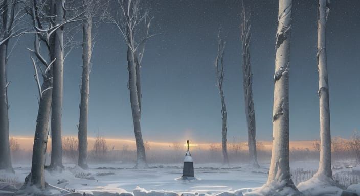 Divine Light Illuminates a Monastic Cell in Radiant Glory