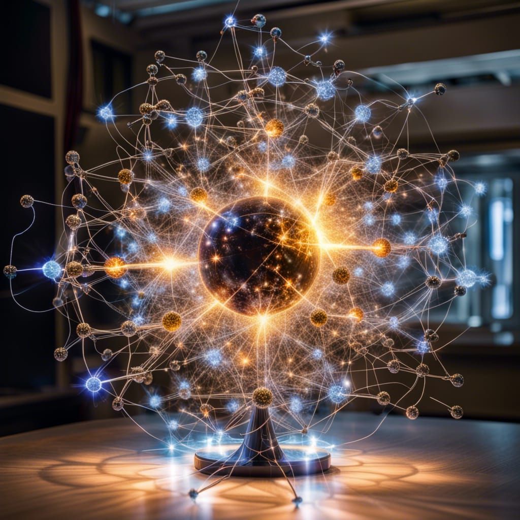 Electrified Atoms Surround Oppenheimer in Science School