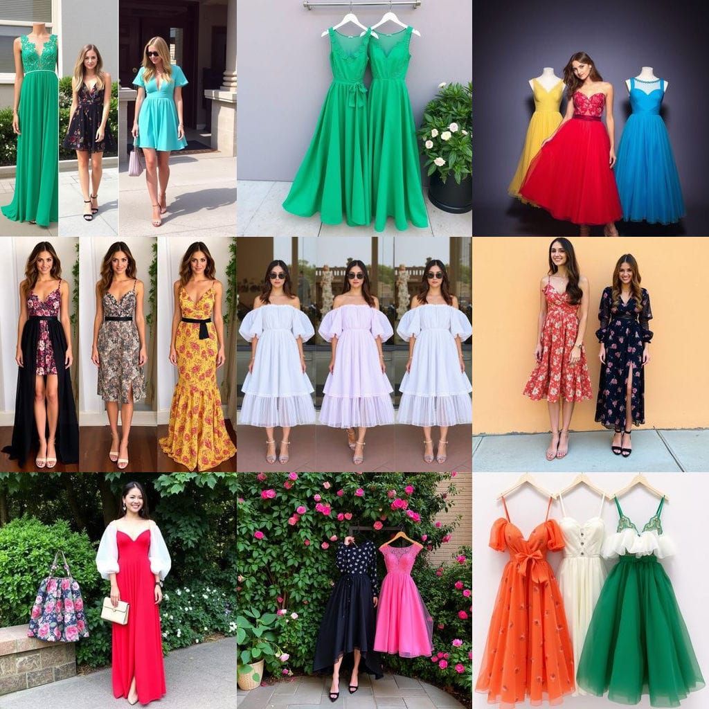 Vintage-Inspired Evening Gowns in Elegant Styles