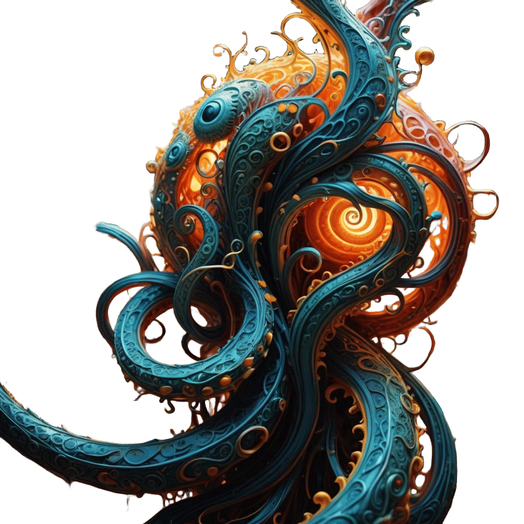 A Mysterious, Abstract Composition