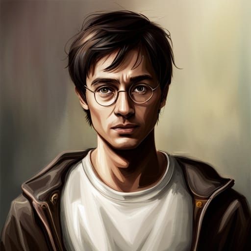 Hyperrealistic Portrait of a Young Wizard