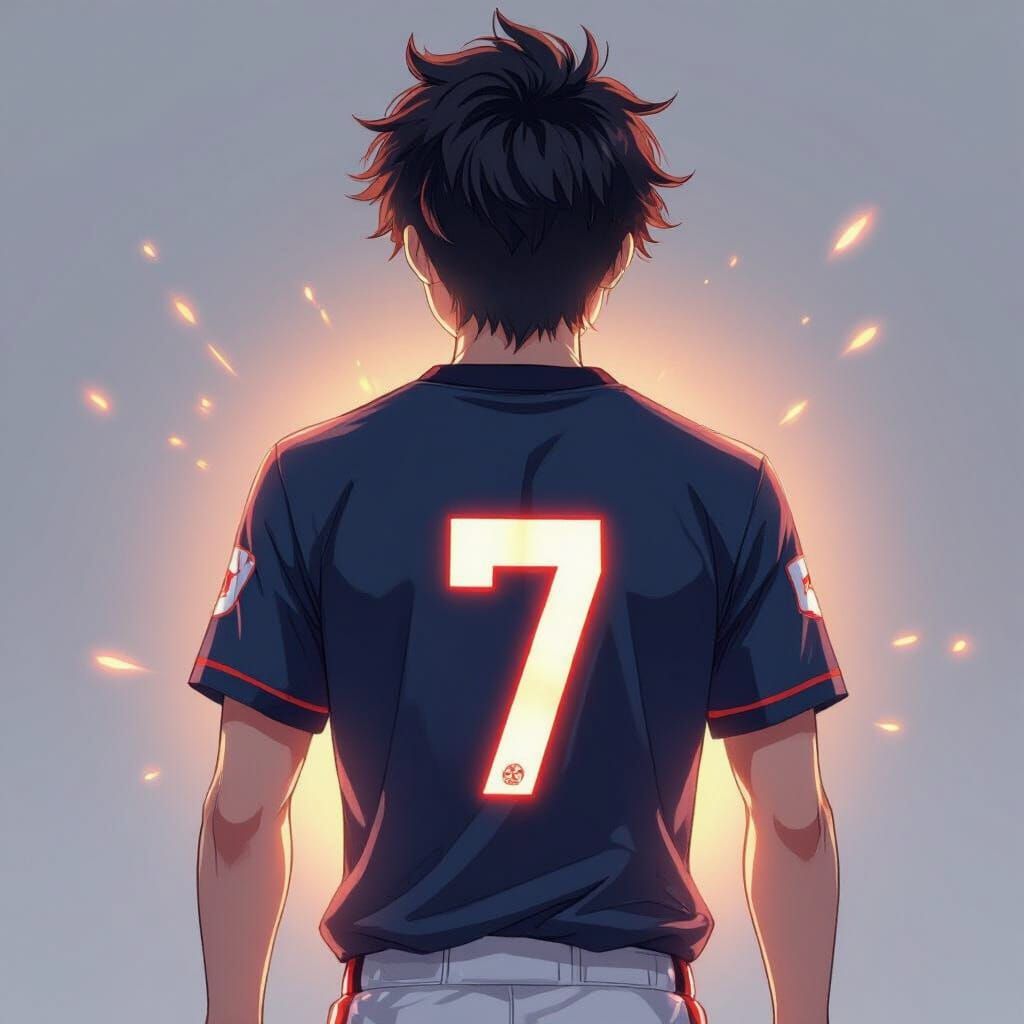Anime Character in Jersey 7