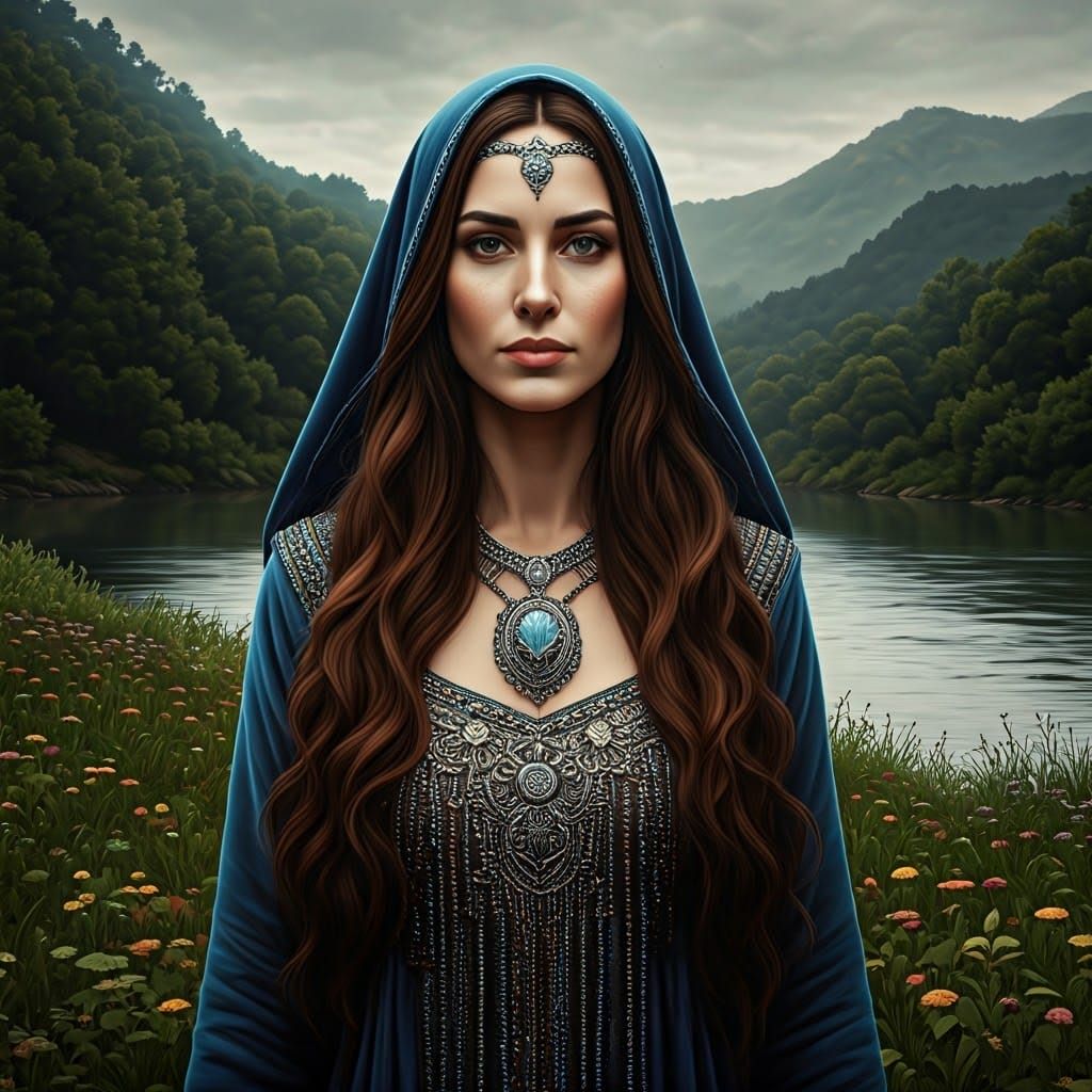 Majestic Mater Deva Summons Elements by Deva River