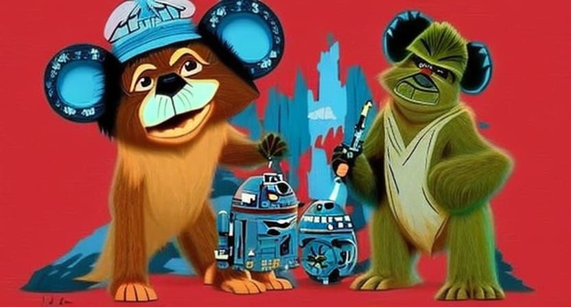 Star Wars Reimagined: Disney Characters in Folk Art