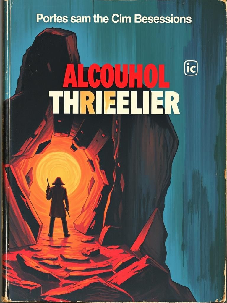 1970s Pulp Thriller Novel Cover Art