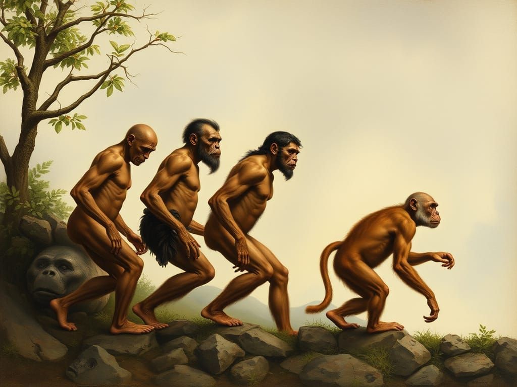 Human Devolution Stages: From Homo Sapiens to Monkey