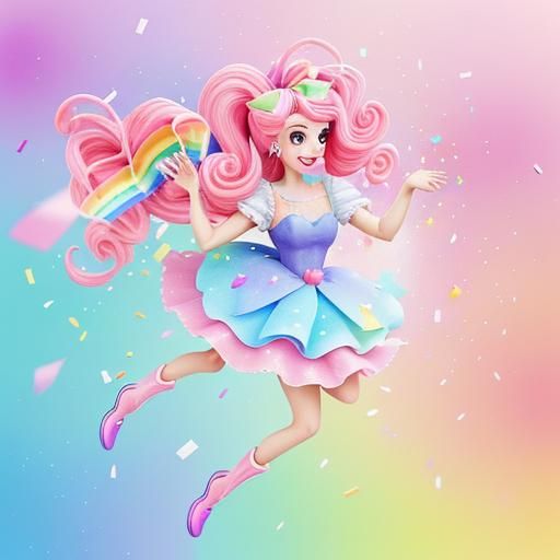 "Spread Kindness Like Confetti"my little pony bumper-sticker