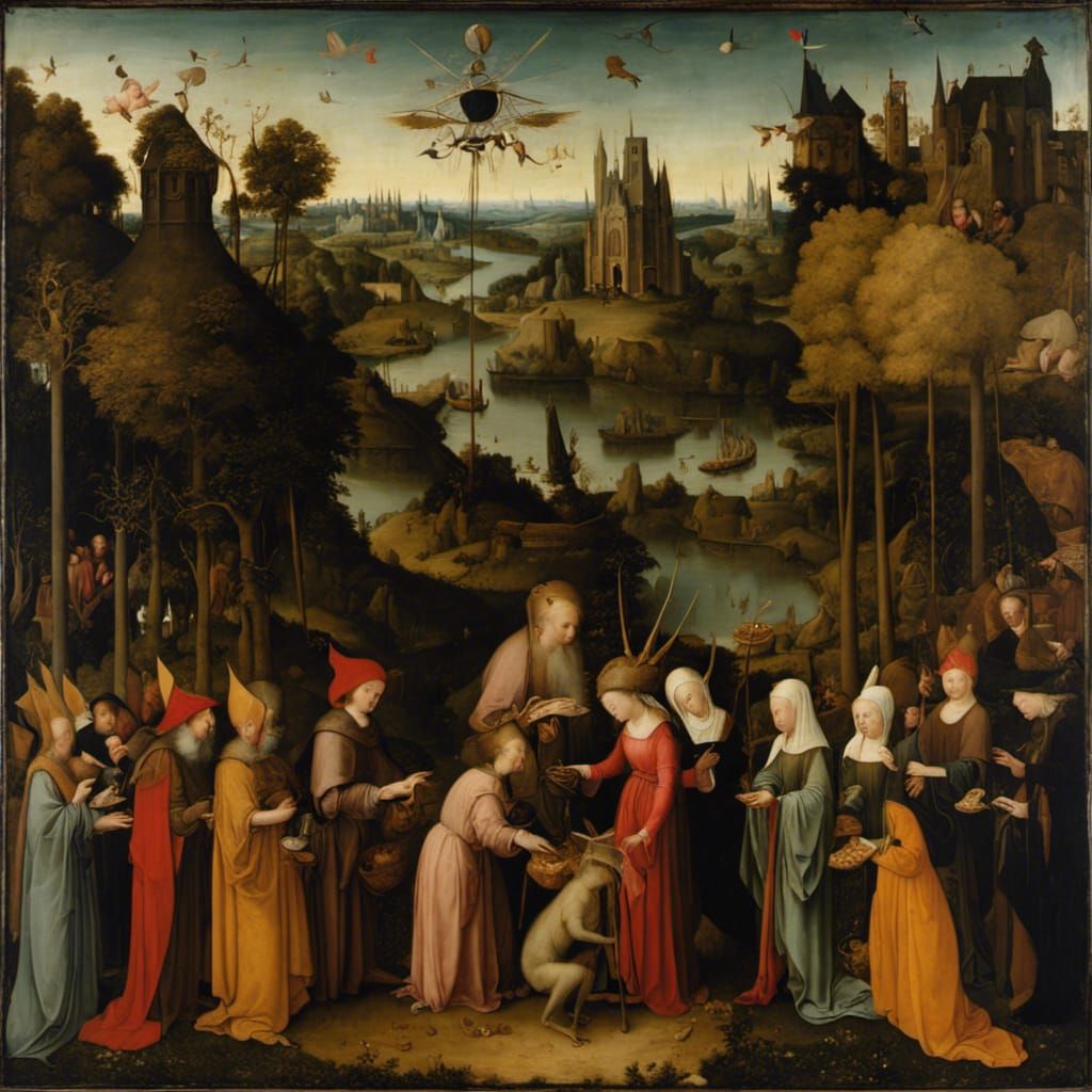 The Charity of Faeries as Netherlandish Painting