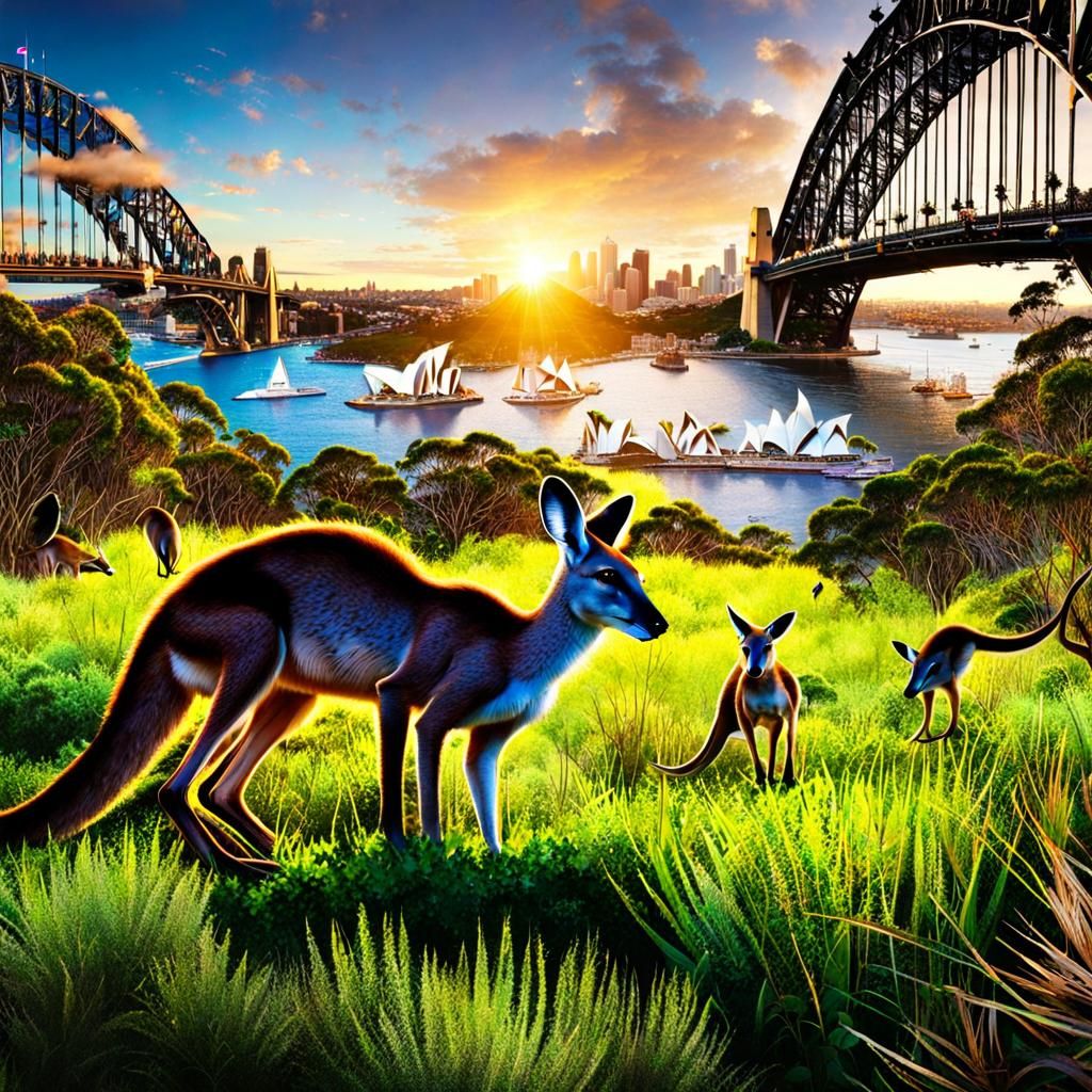 Rewilding Utopia: Kangaroos in Sydney CBD