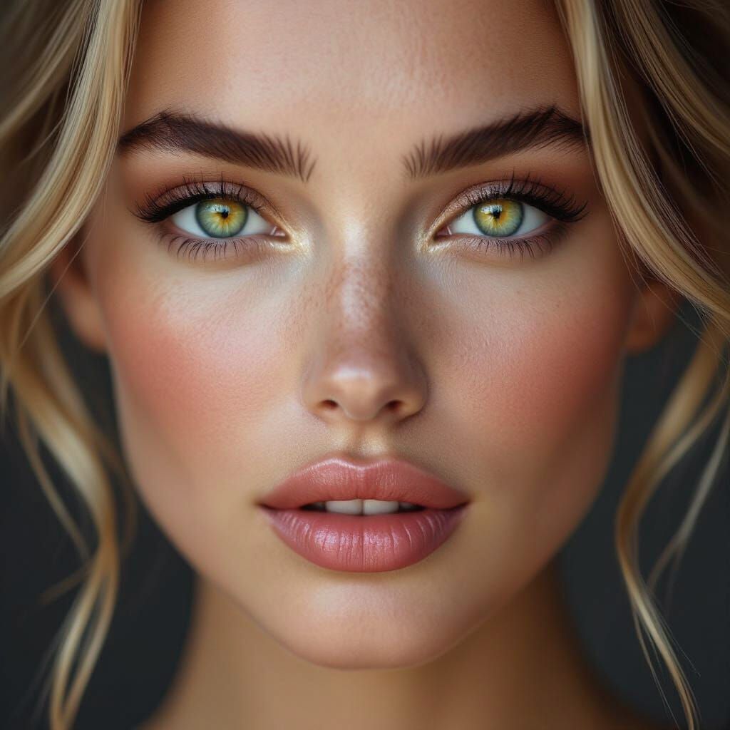 Hyperrealistic Portrait of a Breathtakingly Beautiful Woman