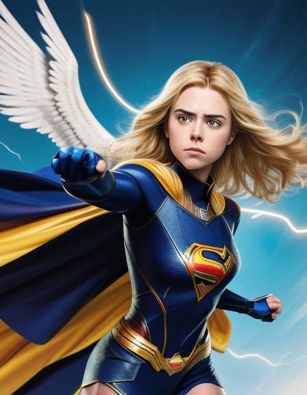 Kiernan Shipka as Power Girl Kara Zor-L, Epic Kryptonian Sup...