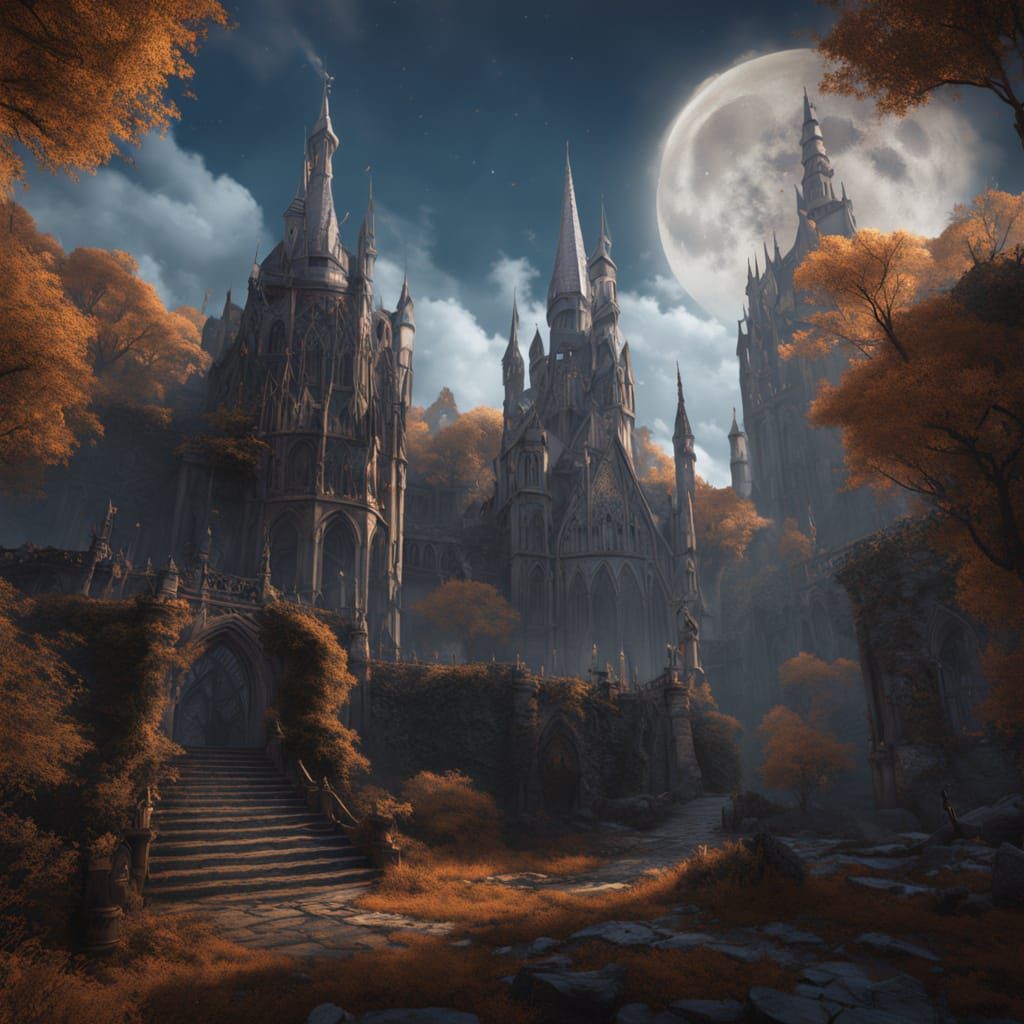 Hidden Vampire City in Gothic Splendor