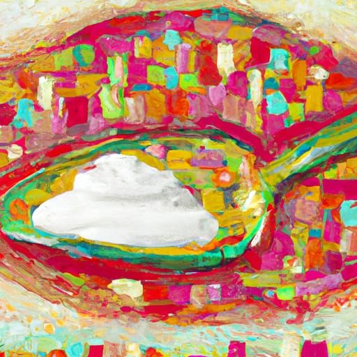 Whistle Swallowing Sugar: Neo-Impressionist Expressionist Oi...