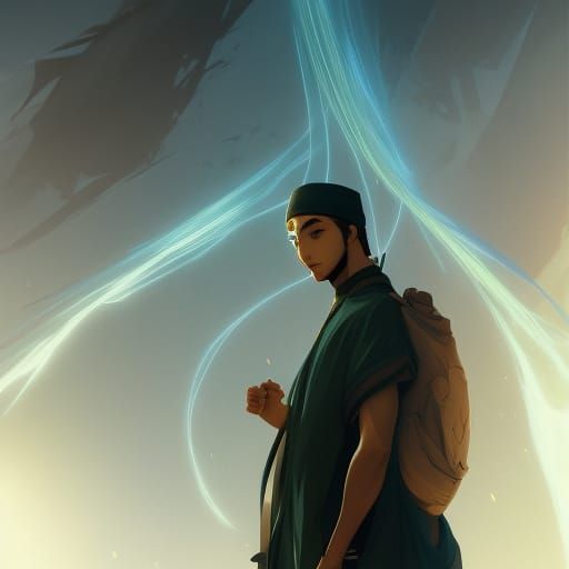 Anime Muslim Male Protagonist Concept Art