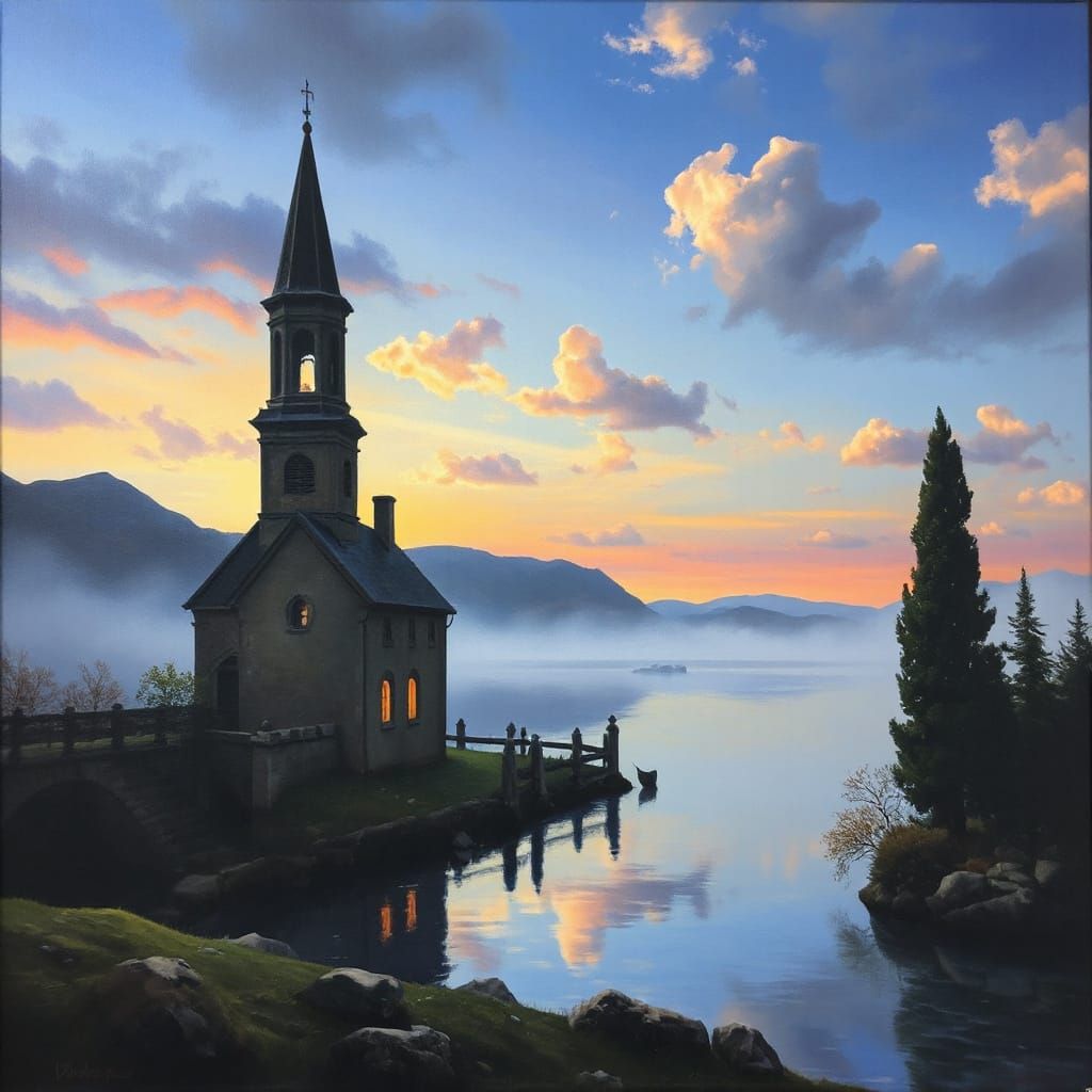 Surreal Oil Painting Fusion of Styles