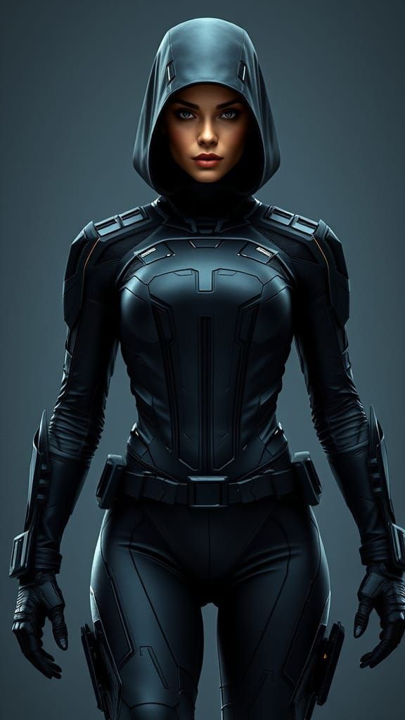 Stealth Enforcer in Midnight Armor
