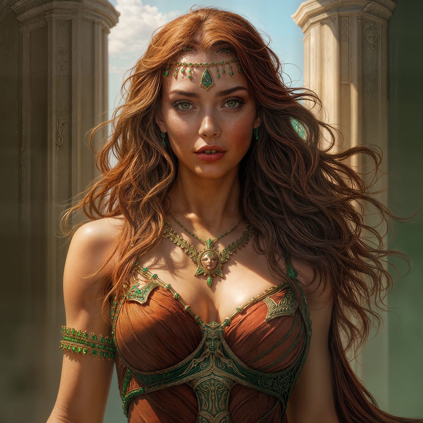 Goddess of Love as Warrior Queen in God of War