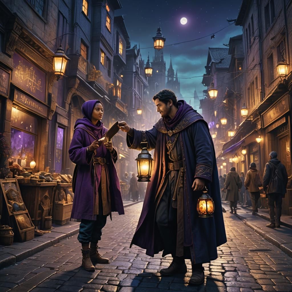 Night Street Volunteer: A Matte Painting in Unreal Engine