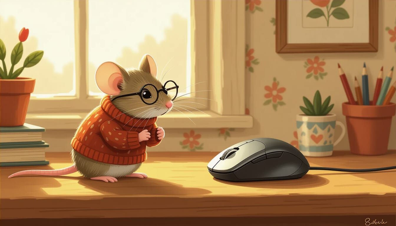 A Timid Mouse Meets a Computer Mouse