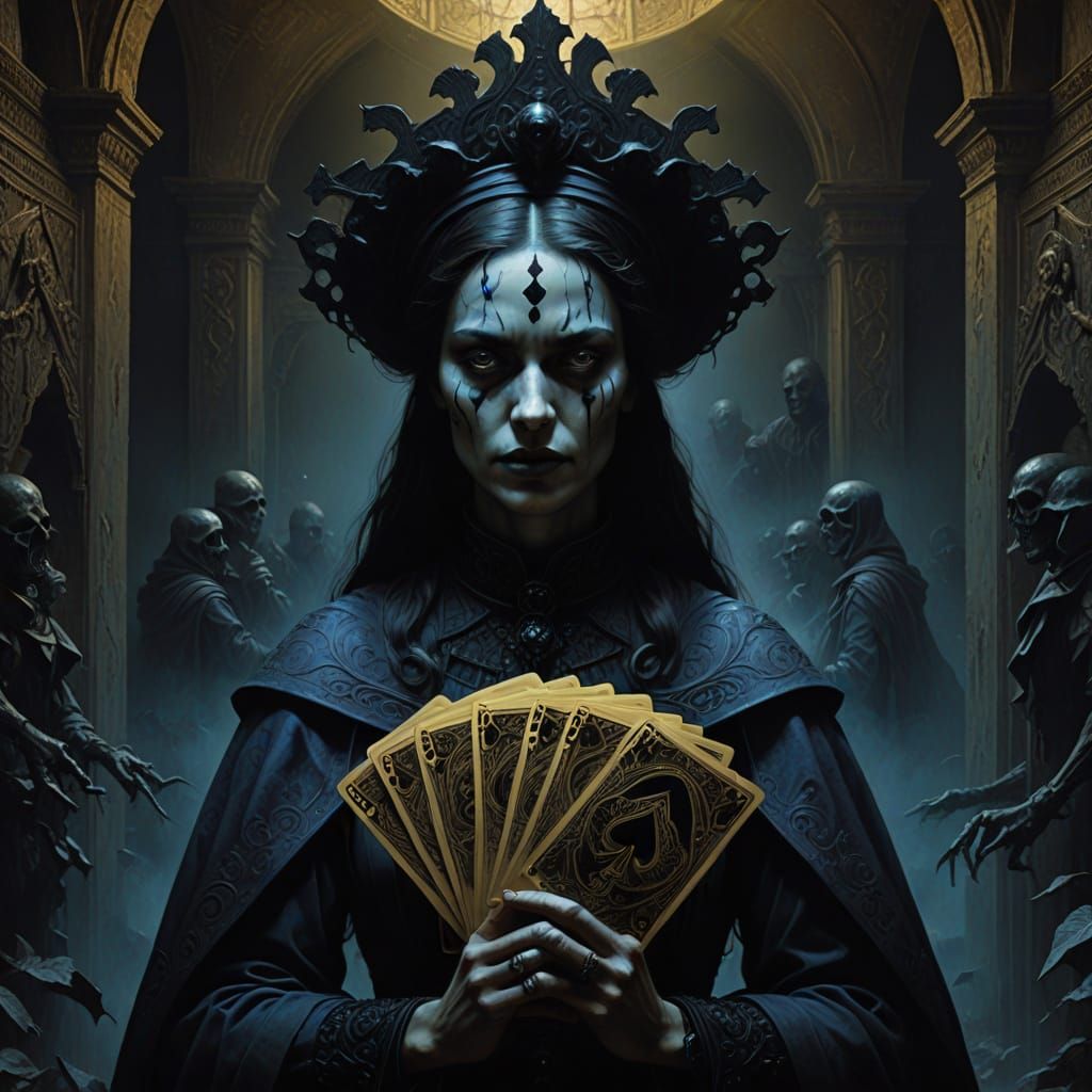 Dark dame of spades