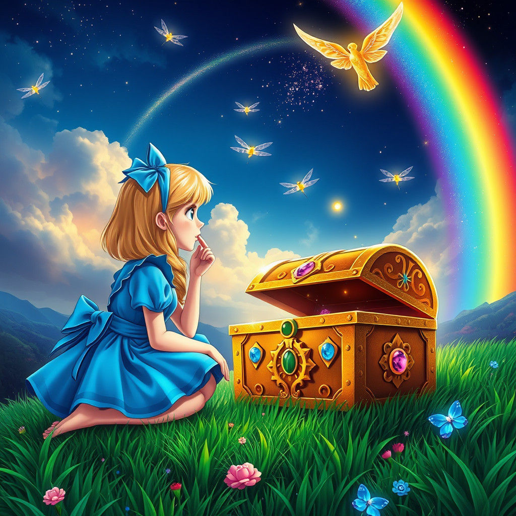 Alice in Wonderland: Dreamlike Digital Illustration