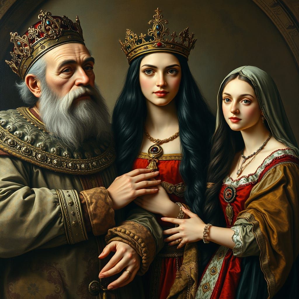 Epic Renaissance Royal Family in Sumptuous Garb