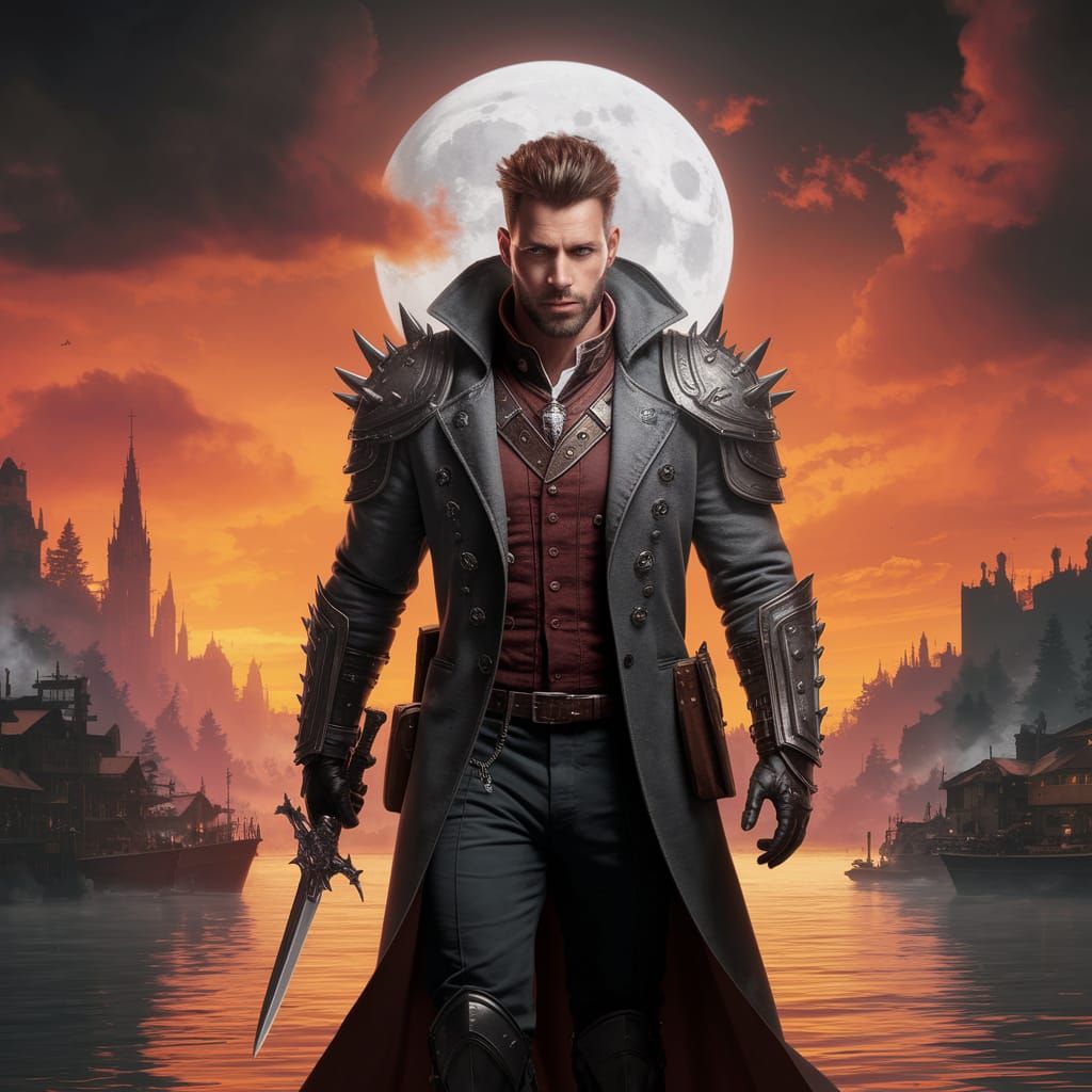 Dark Fantasy Landscape in a Grimdark Aesthetic