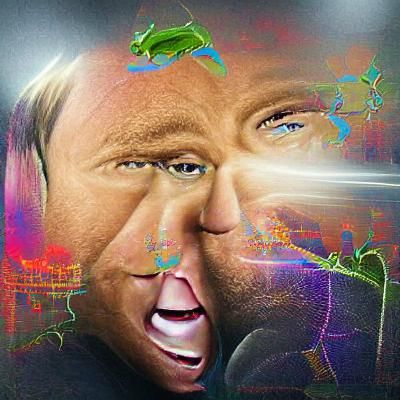 Alex Jones Triumphant: Poster Art Illustration