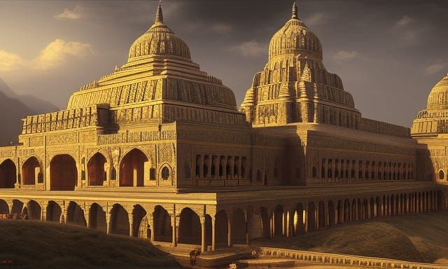 Ancient Indian Kingdom: Hyperrealistic Digital Art