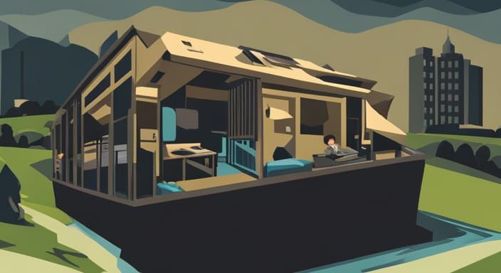 Charming Holland Village at Twilight