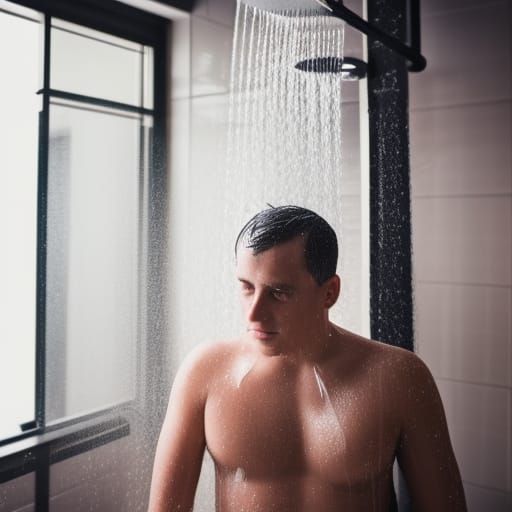 Candid Shower Scene: Professional Photography