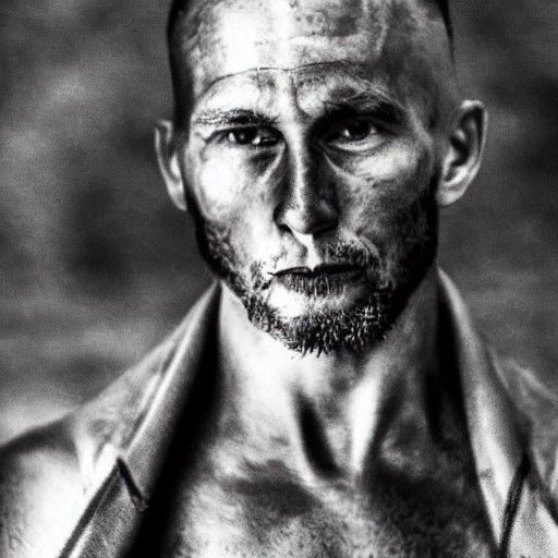 Imposing Steel-Muscled Warrior from Many Worlds