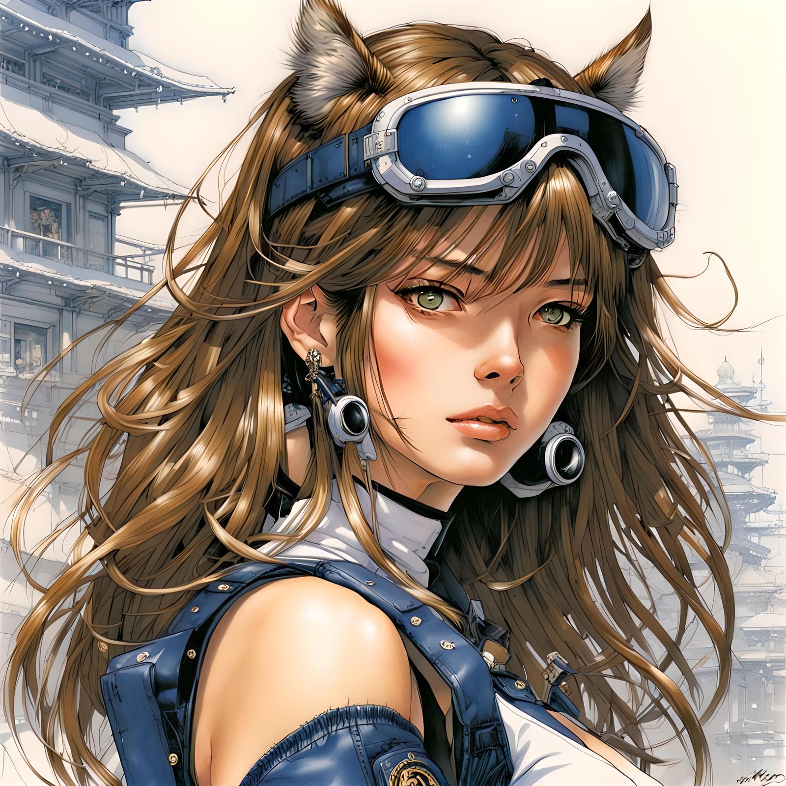 Portrait By masamune Shirow