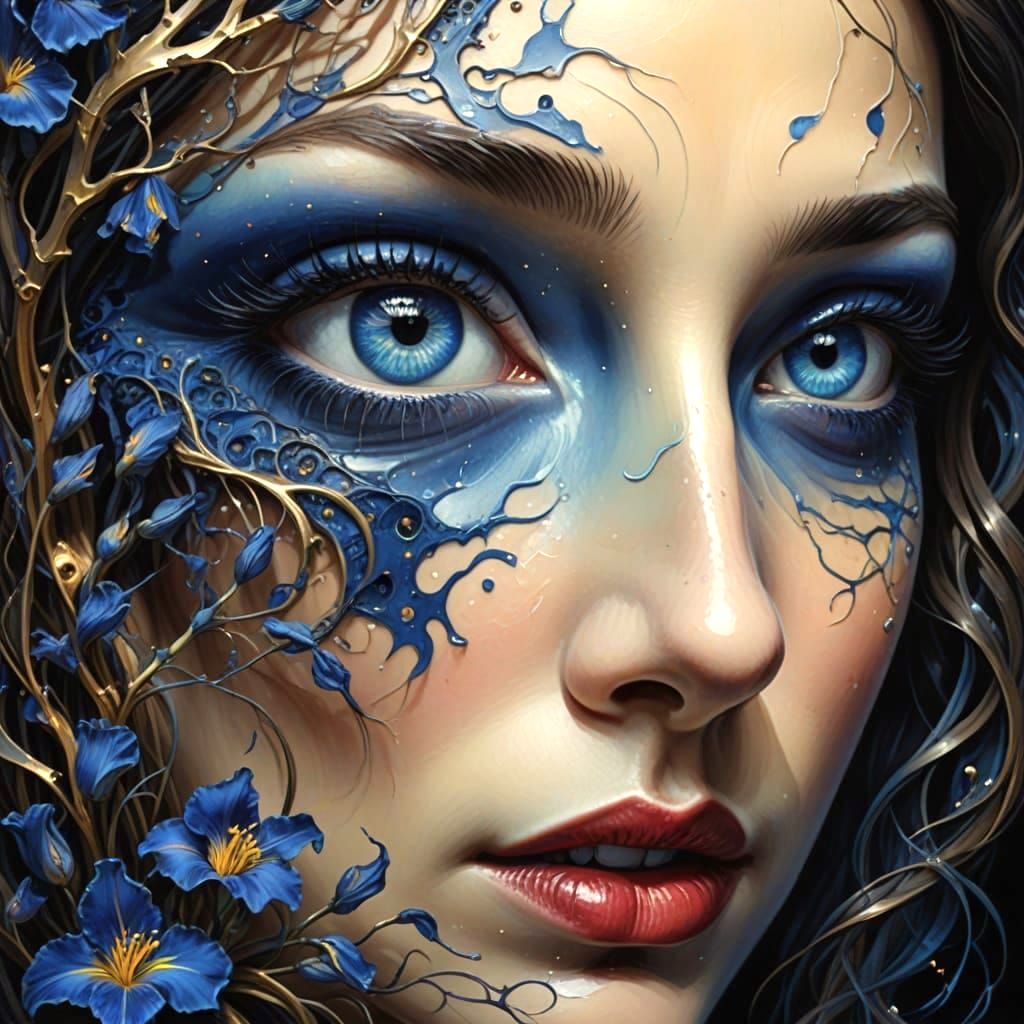 Surrealistic Dreamscapes in Dali-Inspired Oil Paintings