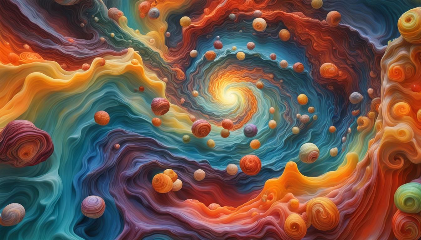 Vibrant Stars in Cavernous 3D Maelstrom