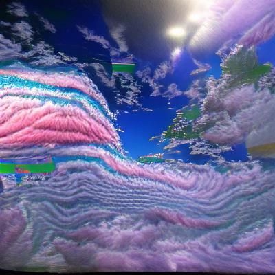Vaporwave Sky in 8K HD