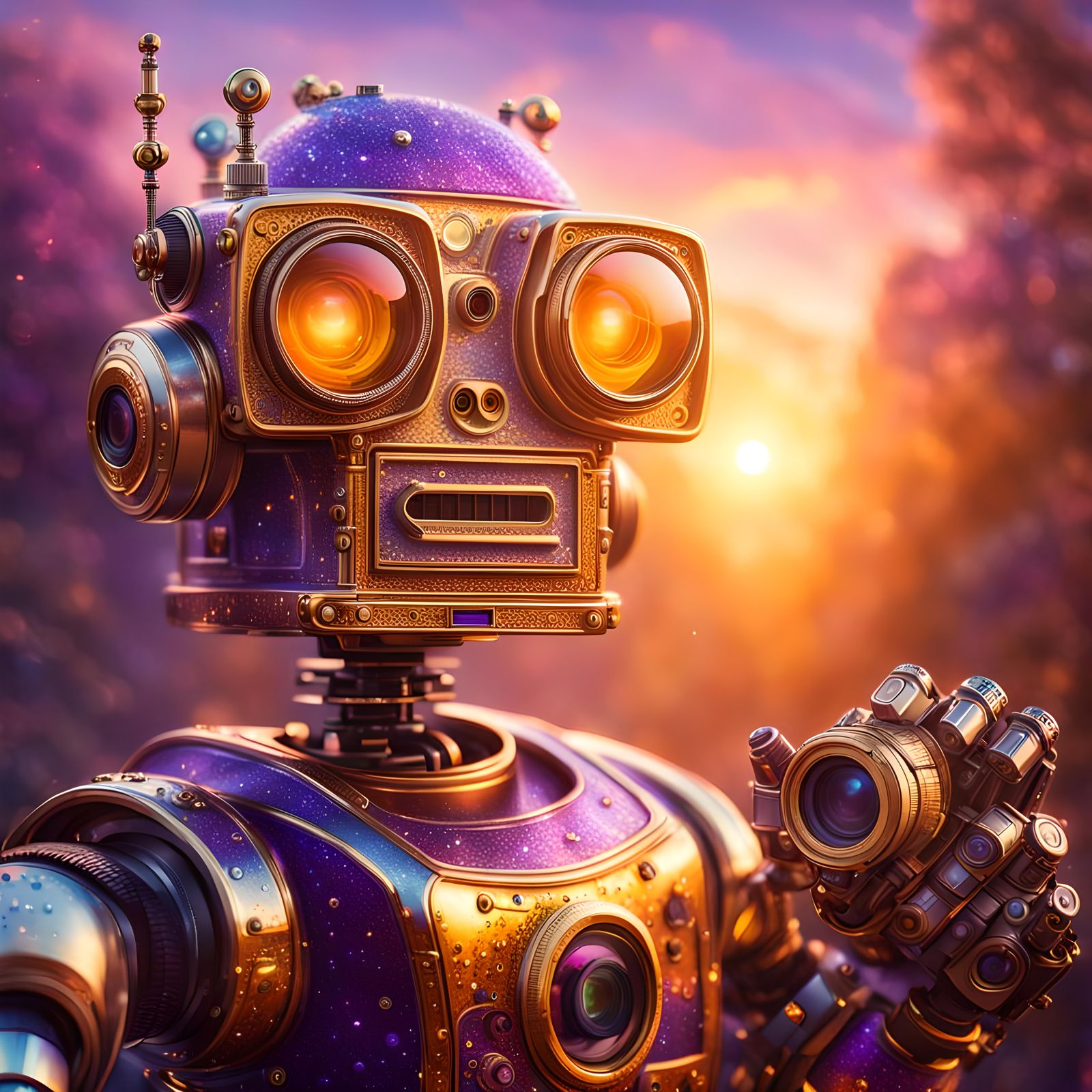 Robot Photographer Captures Infinite Sunrise Reflection