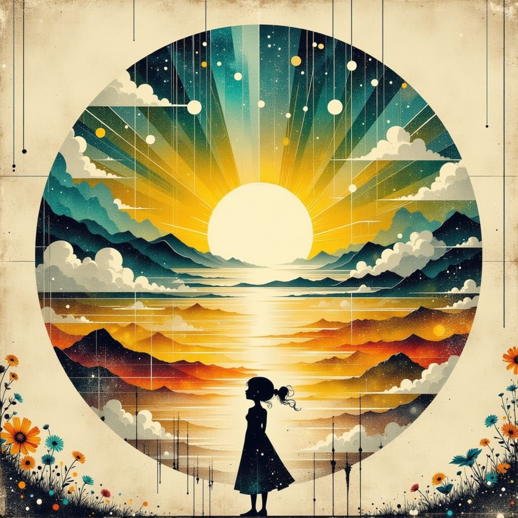 Radiant Joy: An Image of Inner Light and Kindness