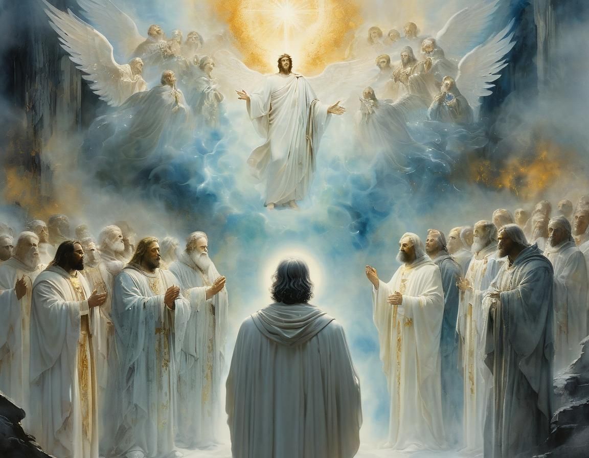 Dante's Vision: A Modern Spiritual Painting