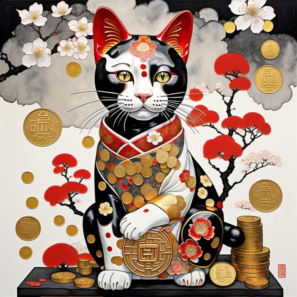 Maneki-Neko Fortune Cat