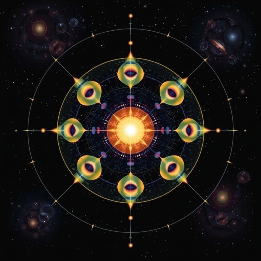 Abstract Color Field Inspired AI Art