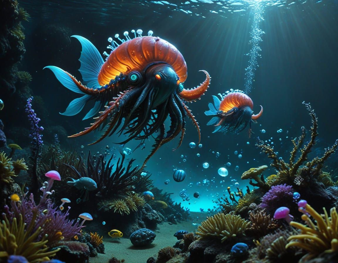 Spirioffom Tardimorph Attack Force vs Submarine Plantalien S...