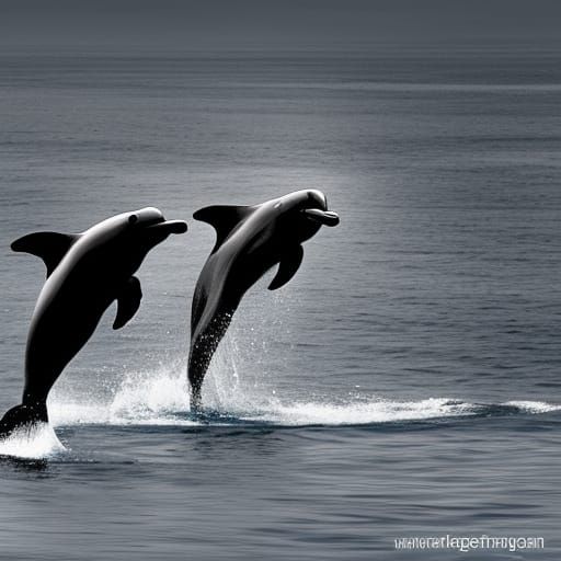 Two Dolphins