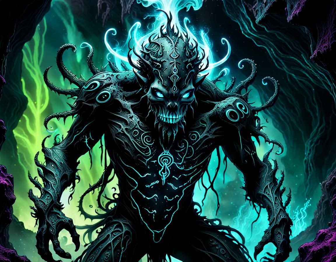 Gorepunk Elemental Dancing in Rave Cave