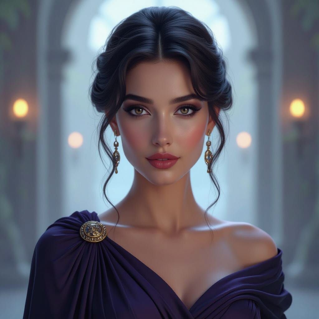 Apate: Goddess of Deceit in Digital Painting